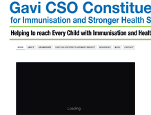 Tablet Screenshot of gavi-cso.org